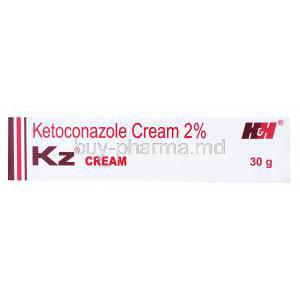 Generic Nizoral, Ketoconazole Cream, 2% 30g, H&H Pharmaceutica, box front presentation