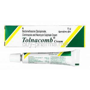 Tolnacomb Cream, Beclometasone/ Neomycin/ Clotrimazole