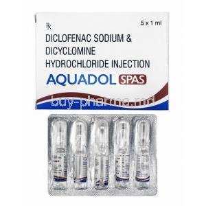Aquadol Spas Injection, Dicyclomine/ Diclofenac