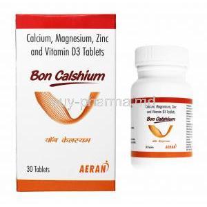 Bon Calshium, Calcium Citrate/ Magnesium/ Zinc/ Vitamin D3