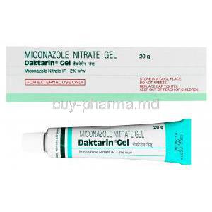 Daktarin Gel, Generic Monistat, Miconazole Nitrate Gel 2% 20gm