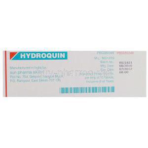 Hydroquin, Generic Plaquenil,  Hydroxychloroquine Manufacturer Infor