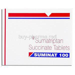 Suminat, Generic Imitrex,  Sumatriptan 100 Mg Tablet  (Sun Pharma)