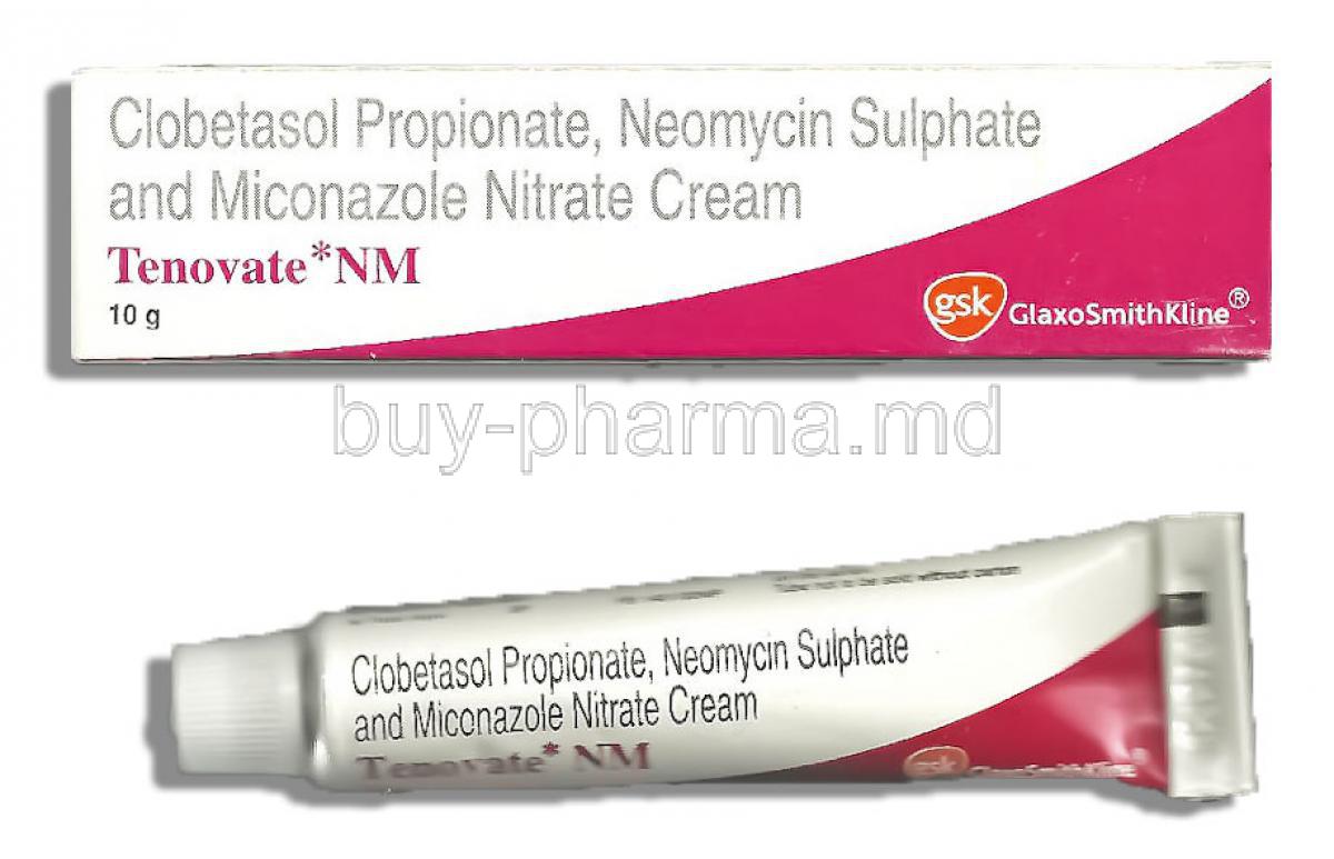 Tenovate-NM, Clobetasol propionate 0.05% Cream