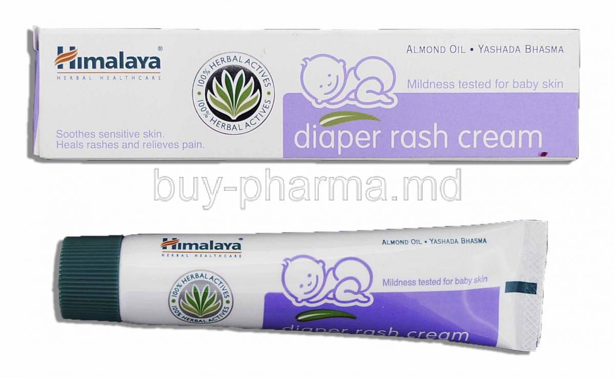 Himalaya Baby DIAPER RASH CREAM with Almond Oil & Yashada Bhasma, 20gm FREE  SHIP