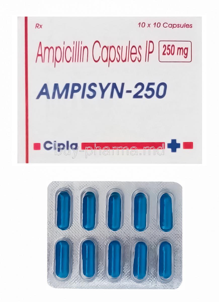 Ampisyn-250, Generic Omnipen 250, Ampicillin 250mg