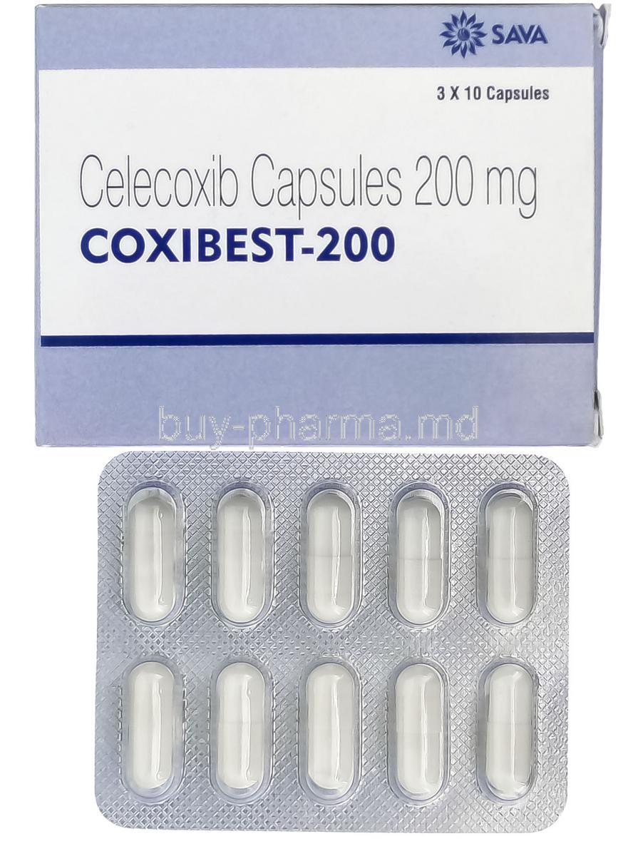 Coxibest-200, Generic Celebrex, Celecoxib 200mg