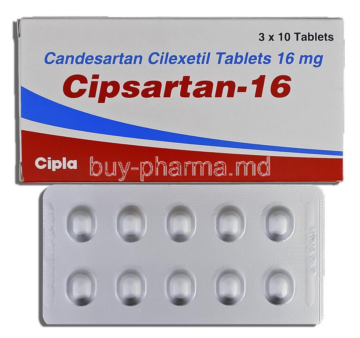 what is candesartan cilexetil 16 mg used for