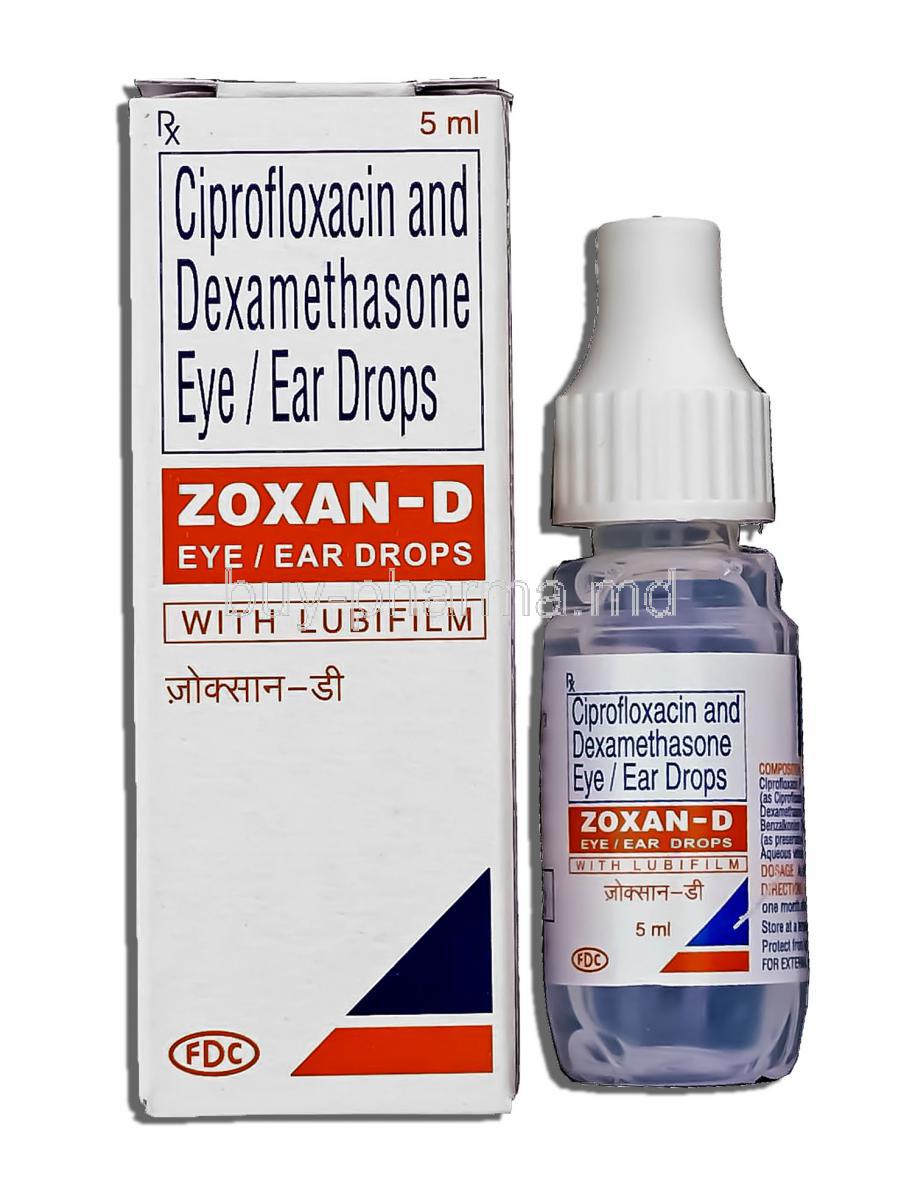 Ciprofloxacin/ Dexamethasone 0.3% W/w / 0.1%w/w 10 Ml Eye/ Ear Drops (FDC)