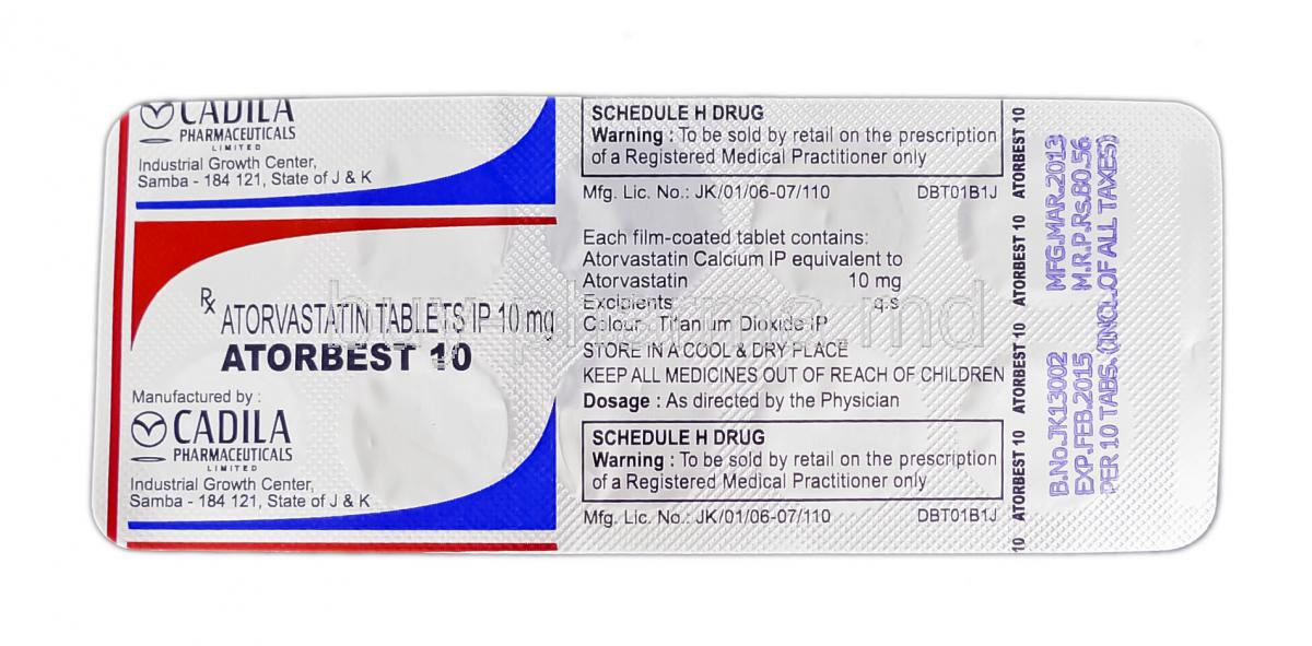 is atorvastatin generic or brand name