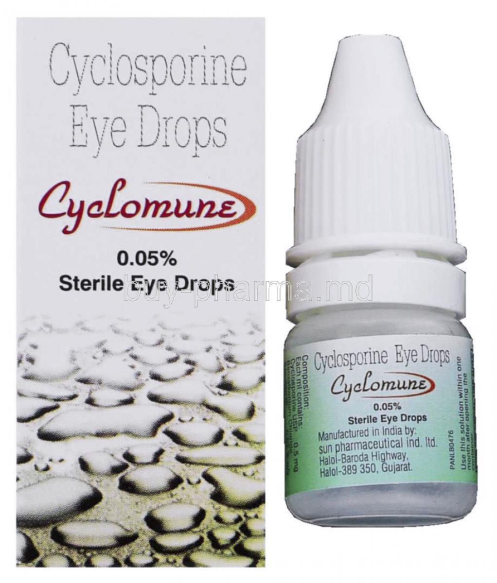 Iflo, Generic Restasis,  Cyclosporine  0.05% 3 Ml Eye Drops (Ajanta Pharma)