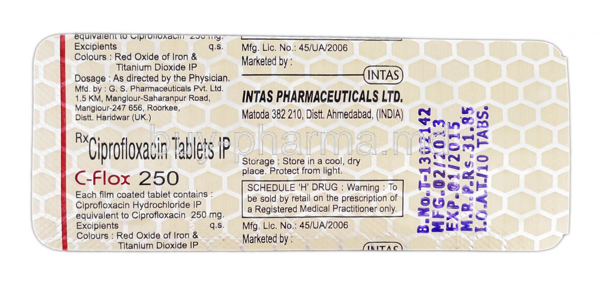 Ciprofloxacin tablet ciprobid 500