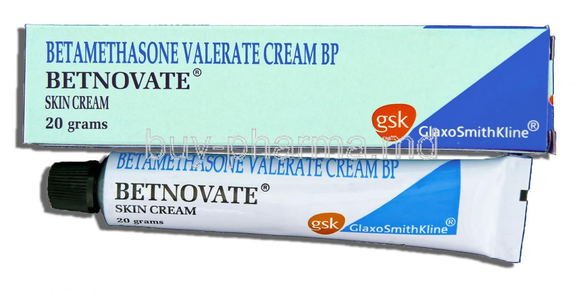 Betnovate, Betamethasone Valerate 0.1% 20 gm Cream (GSK)