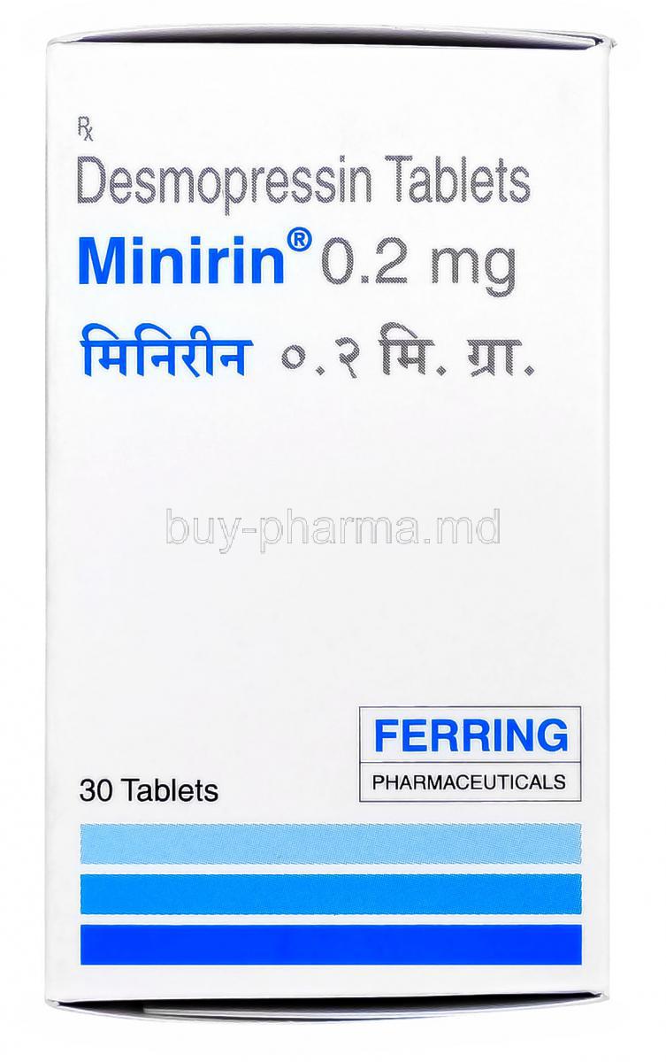 Minirin,Desmopressin 0.2mg box