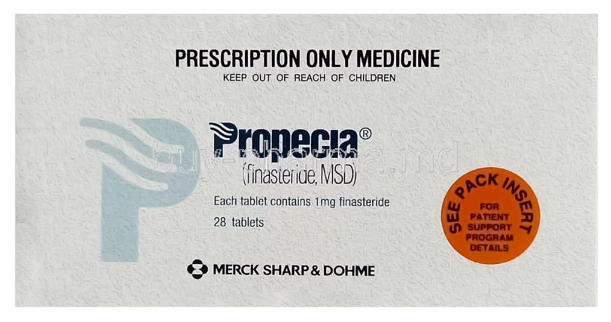 Propecia Finasteride 1 mg Tablet (MSD)