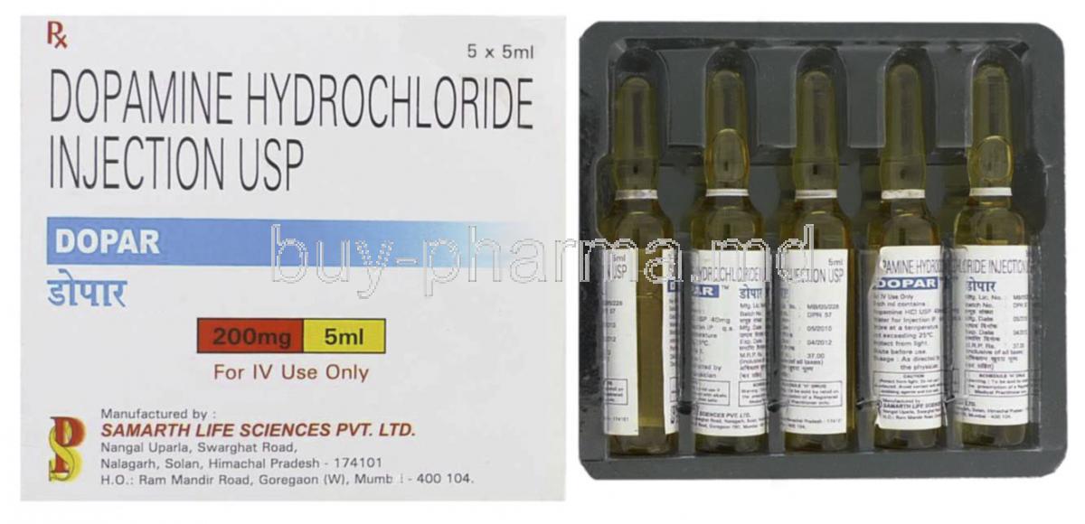 Buy Dopamine ( Generic Intropin ) Online - buy-pharma.md