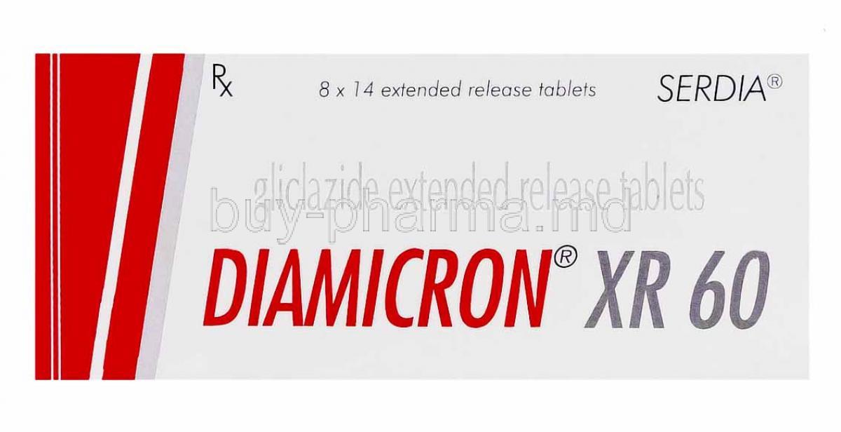 Diamicron Gliclazide box