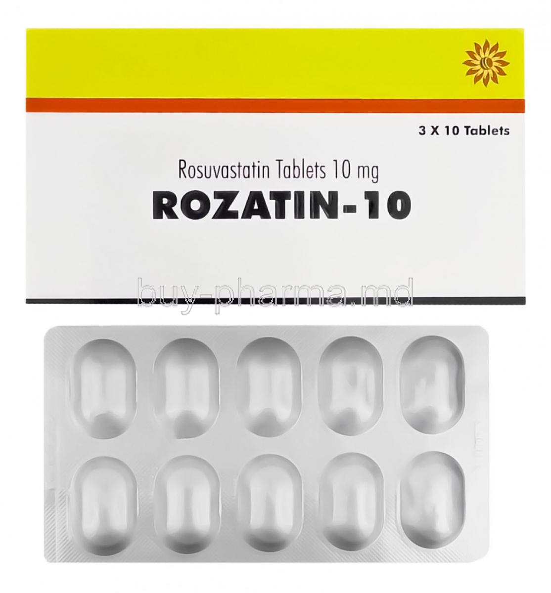 rosuvastatin generic 10 mg