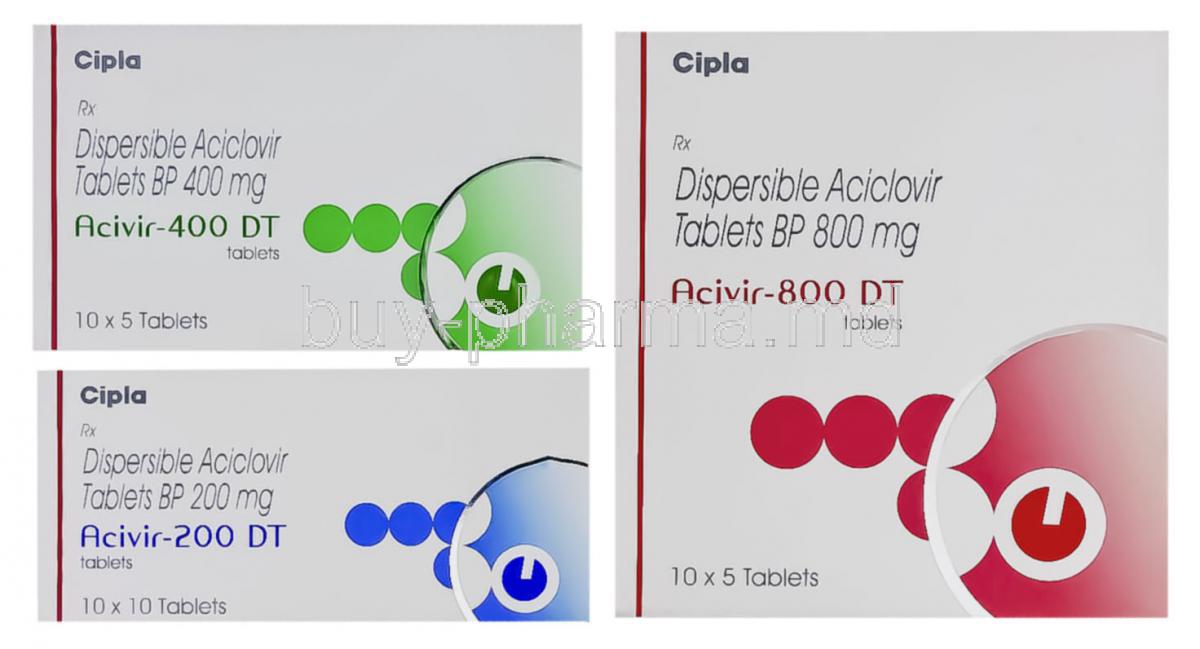 Aciclovir 800 Mg Dispersible Tablets Pil Aciclovir 800