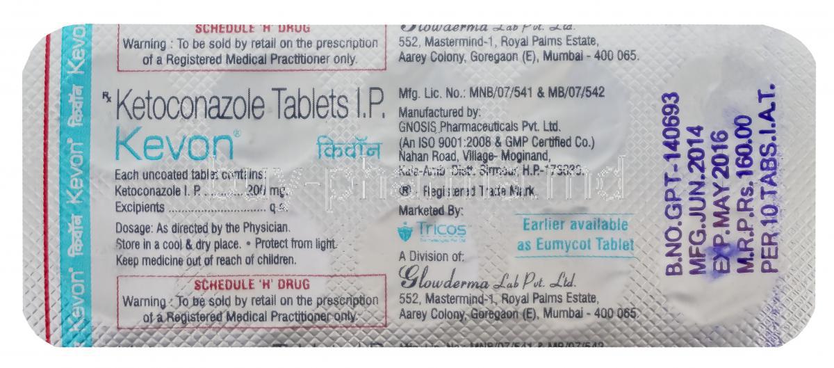 nizoral 200 mg tablet
