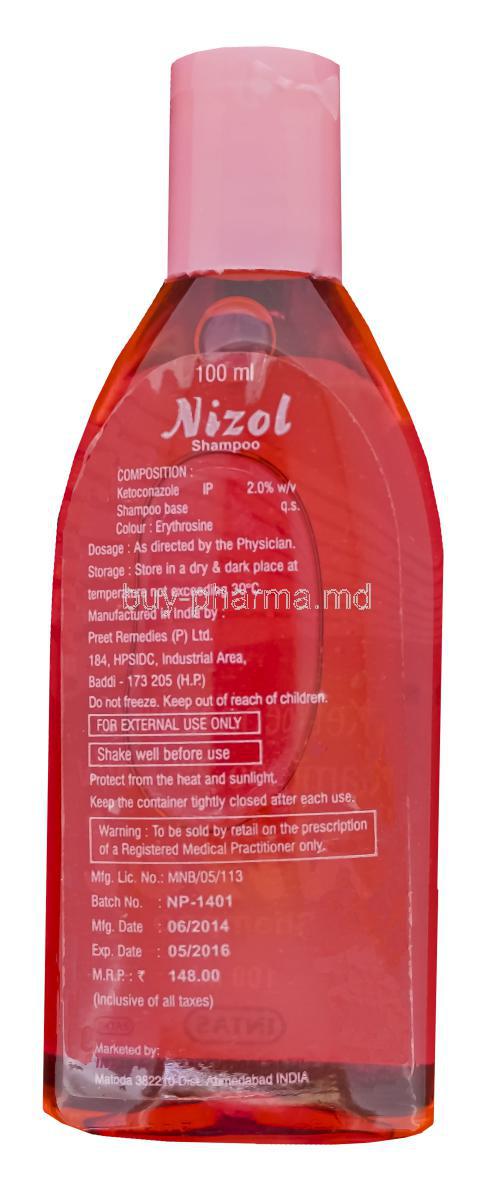 nizoral shampoo 1 or 2 for hair loss