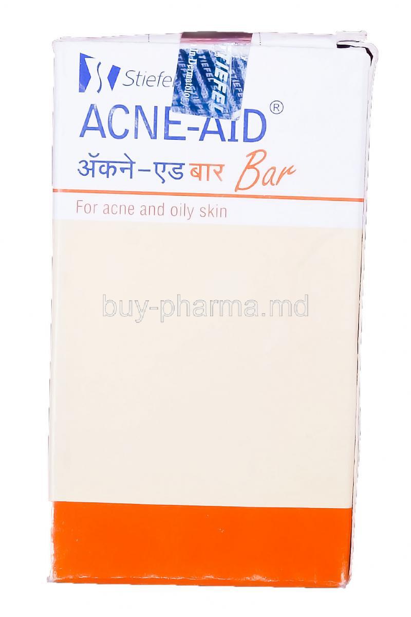 Acne-Aid Bar, Sulphonated Surfactant Blend 6.38% ww 100gm Box