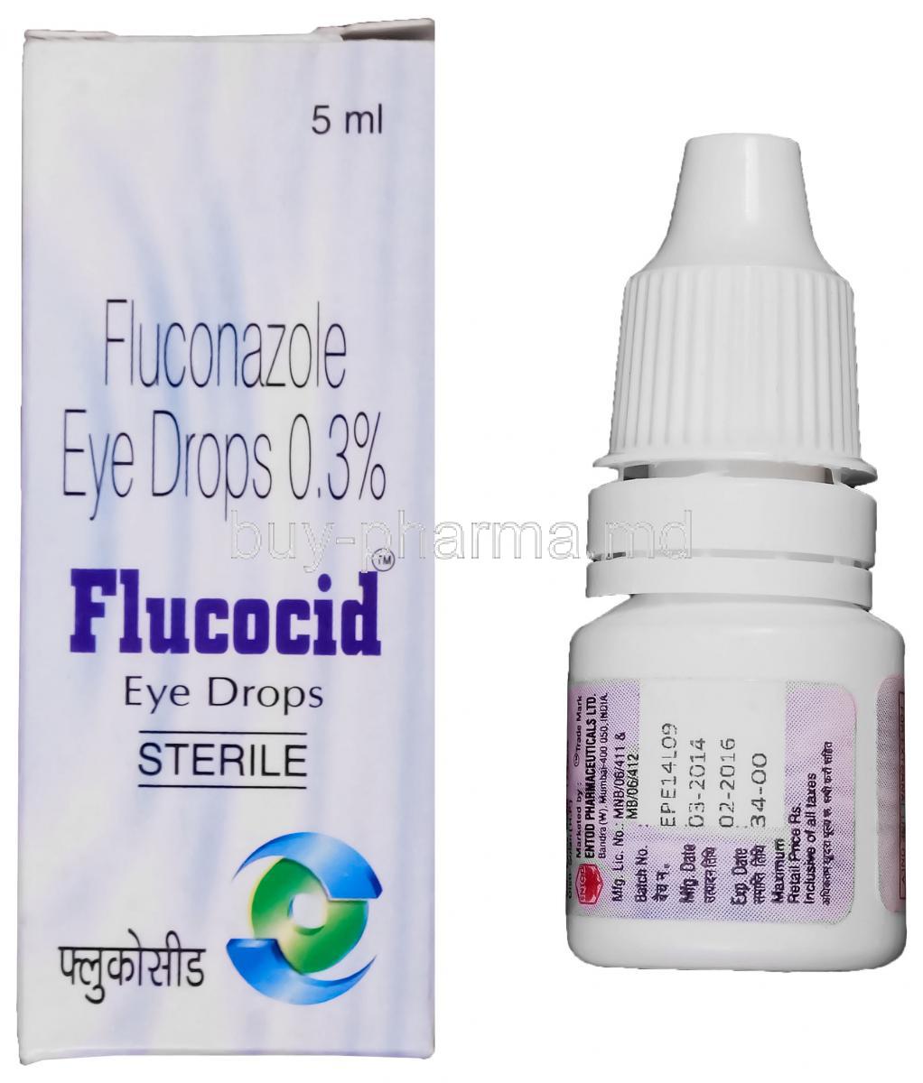 Flucocid, Fluconazole Eye Drops 0.3% 5ml