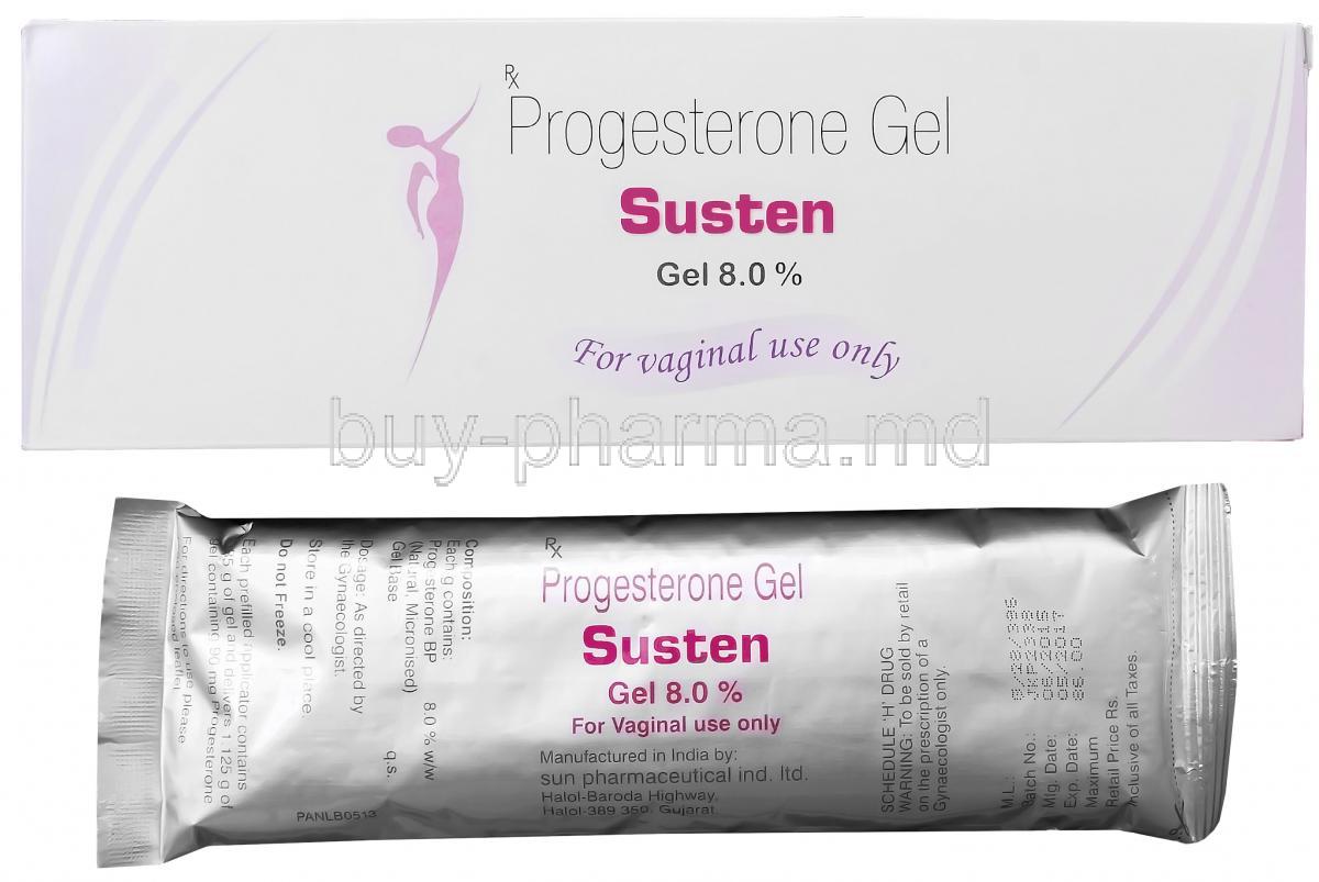 Susten Gel, Progesterone Gel 8%