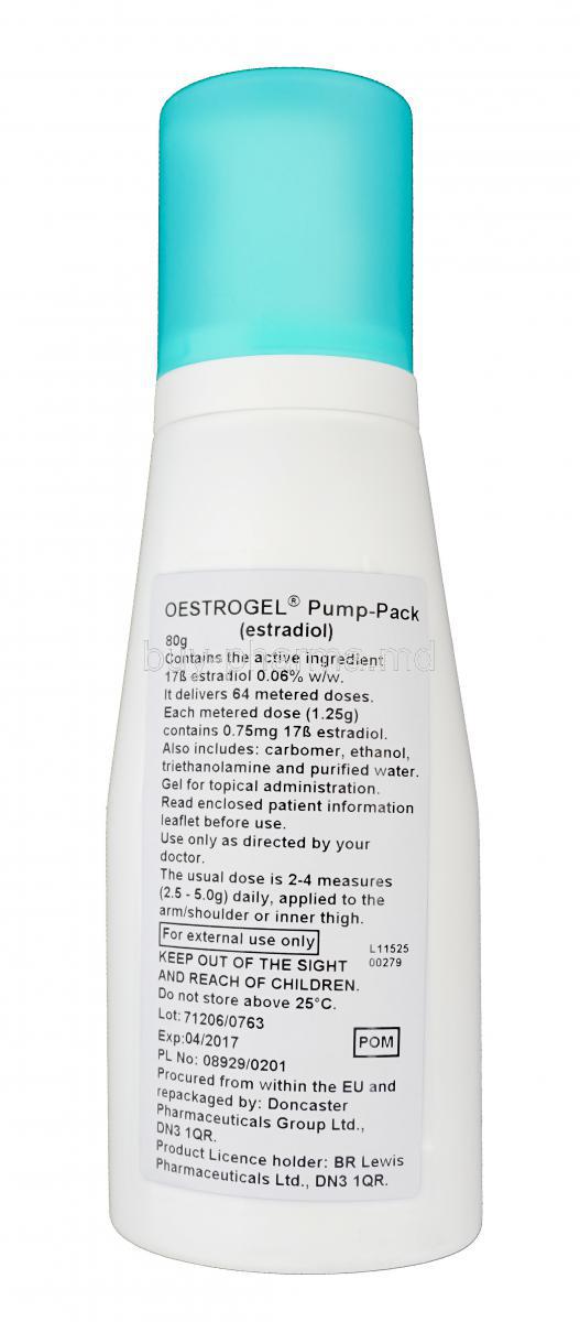 购买戊酸雌二醇凝胶 ( Oestrogel，estrogel Estradiol 80gm Gel，oestrogel Pump Pack （estradiol Valerate