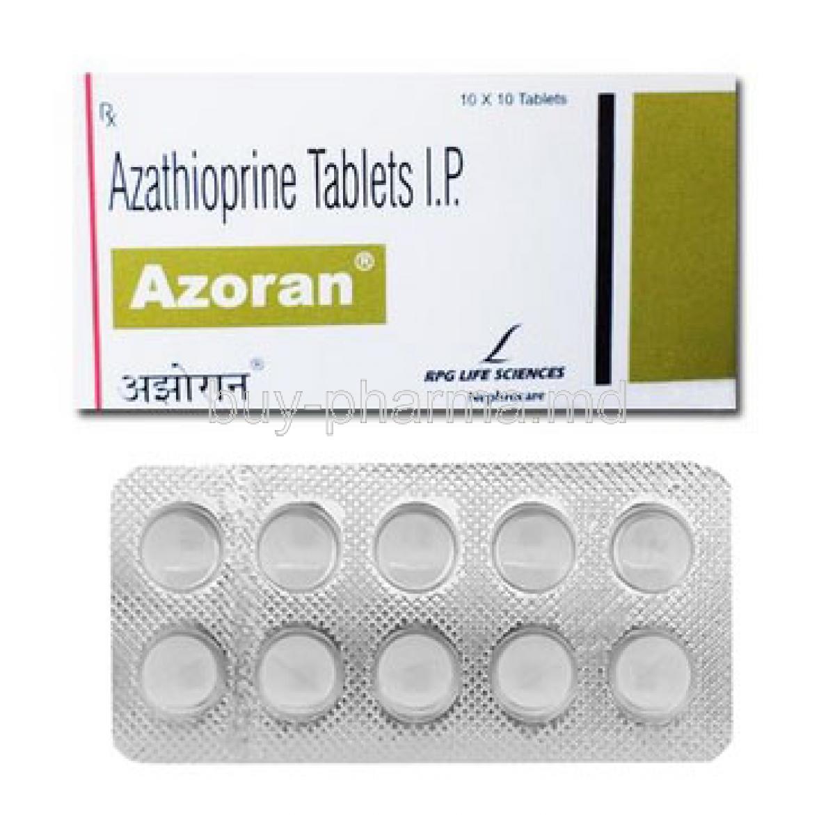 Azoran, Azathioprine box