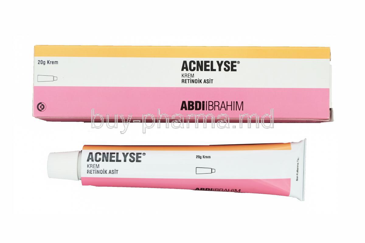 Acnelyse Cream, Retinoic Acid 0.1% 20gm