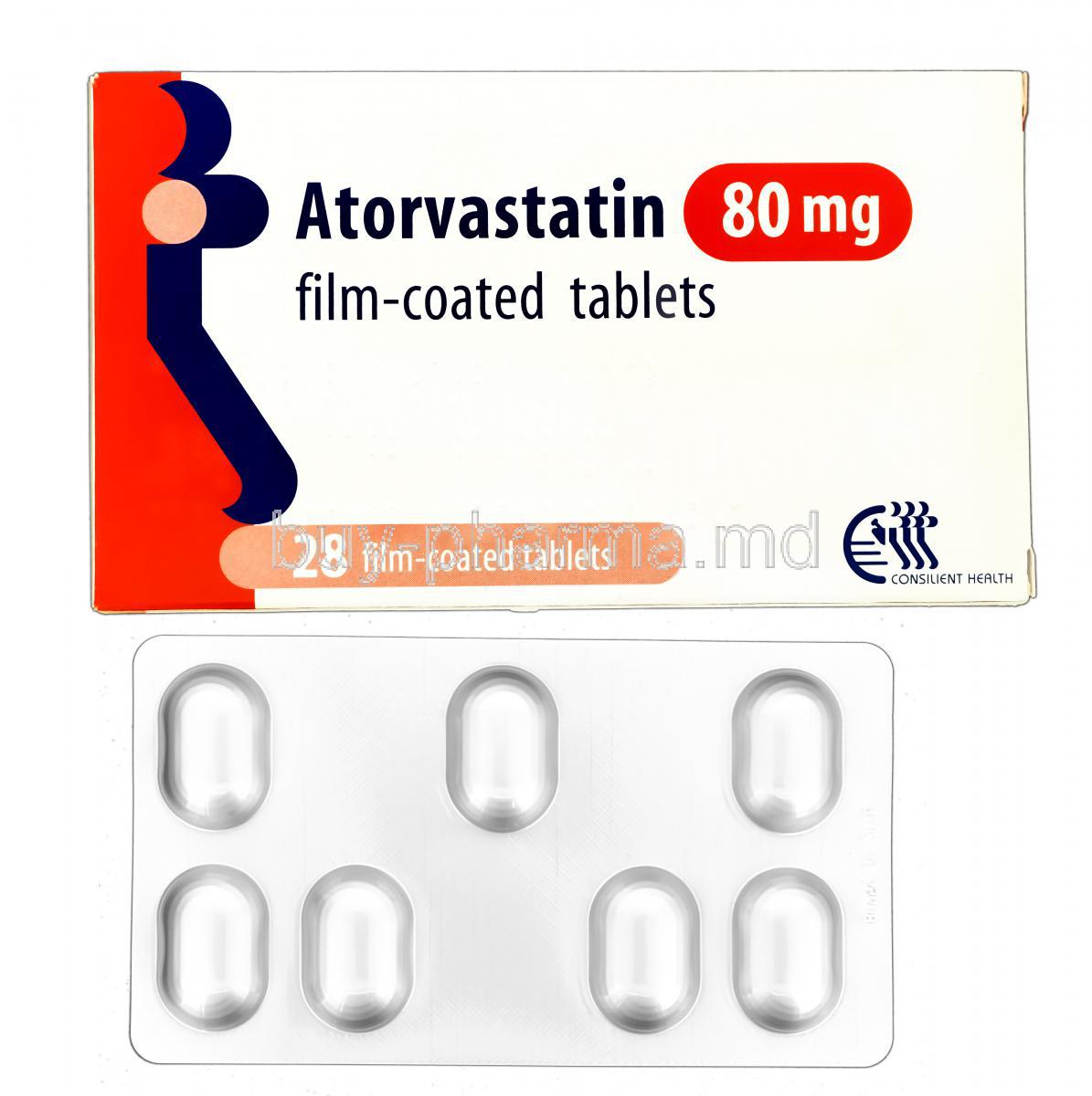 what is the generic name of atorvastatin