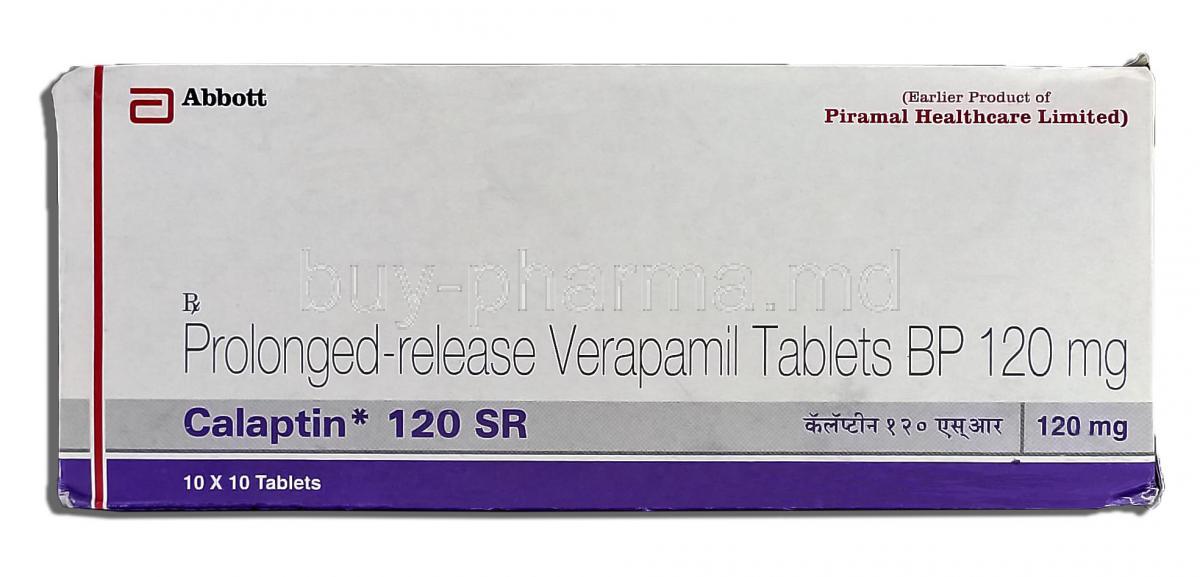 what is verapamil 120 mg tablet used for