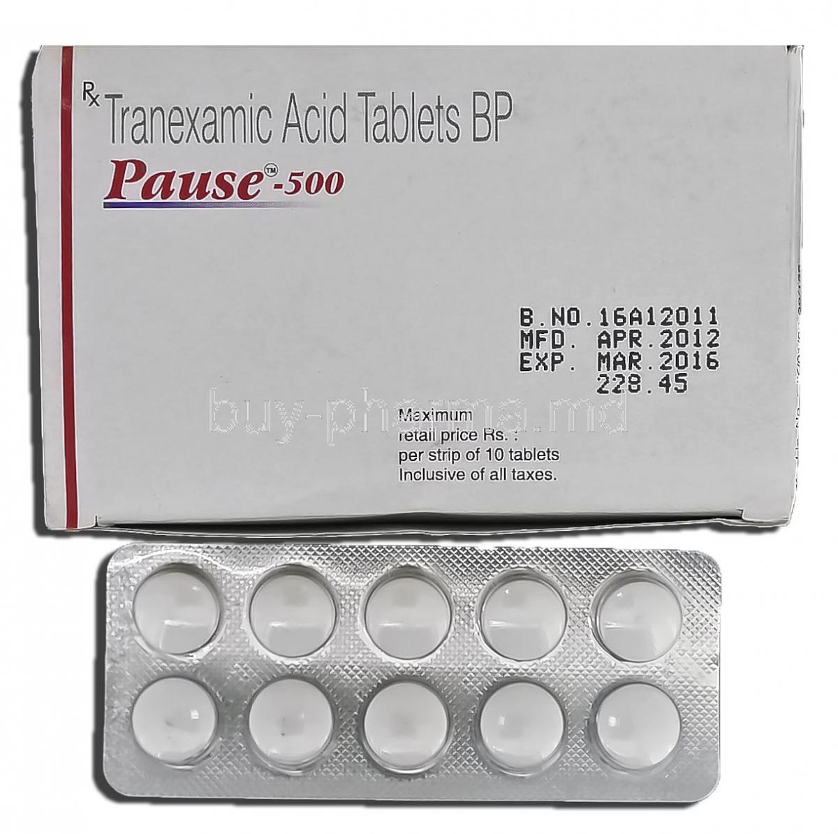 Buy Pause Tranexamic Acid Generic Cyklokapron Online Buy Pharma Md
