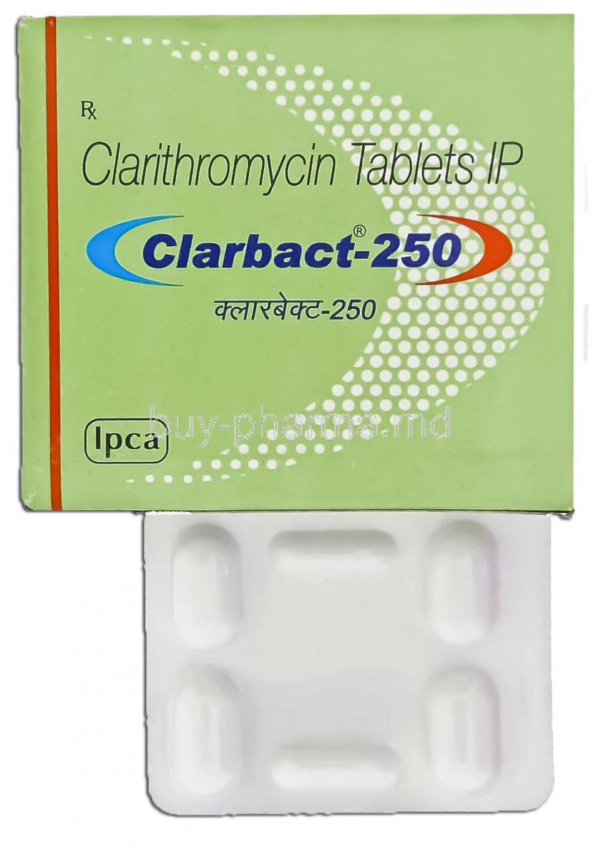 Clarbact, Clarithromycin 250 Mg Tablet (Icpa)