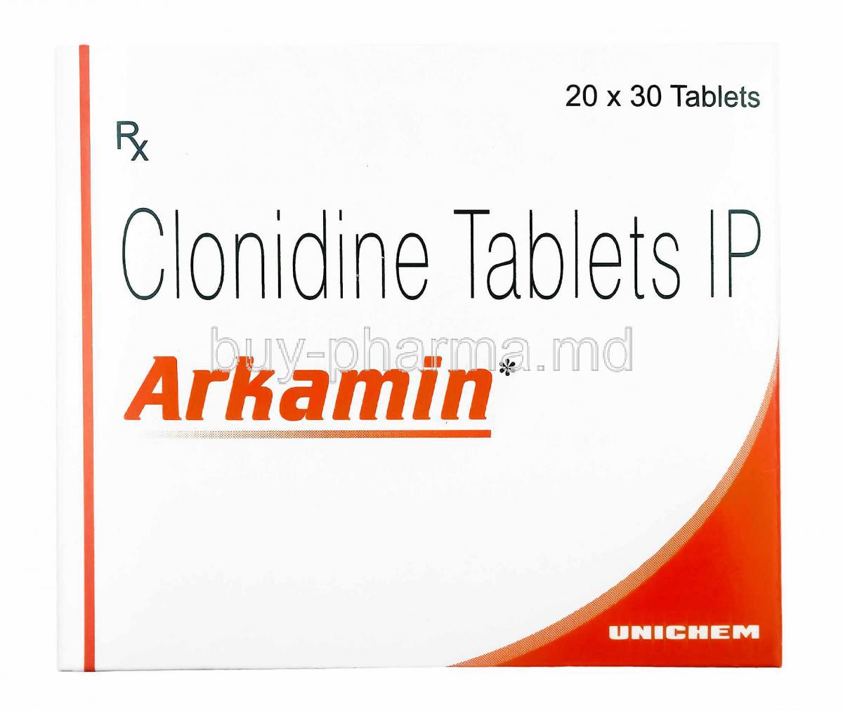 Arkamin, Clonidine 100mcg