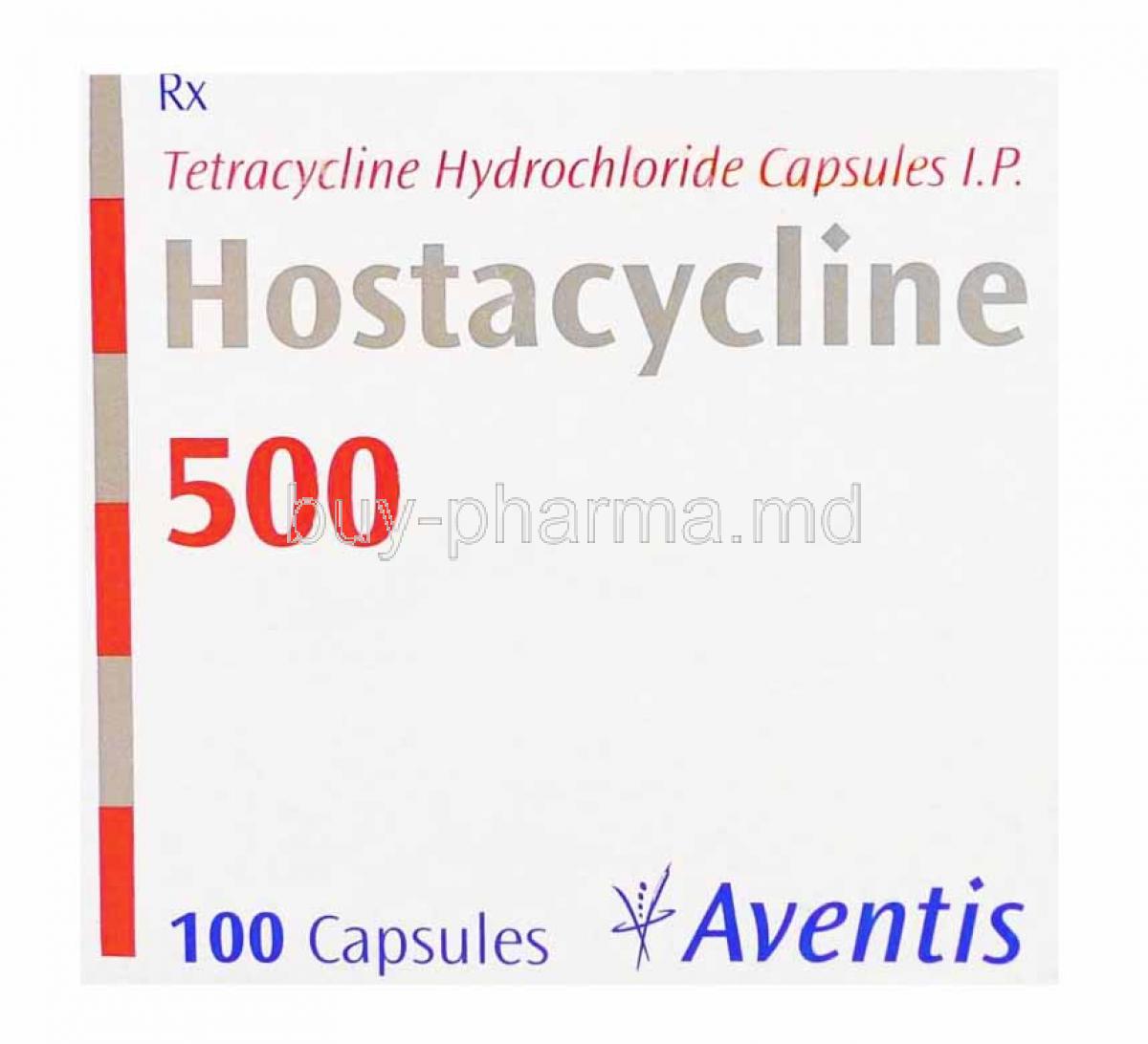 Hostacycline, Tetracycline 500mg box