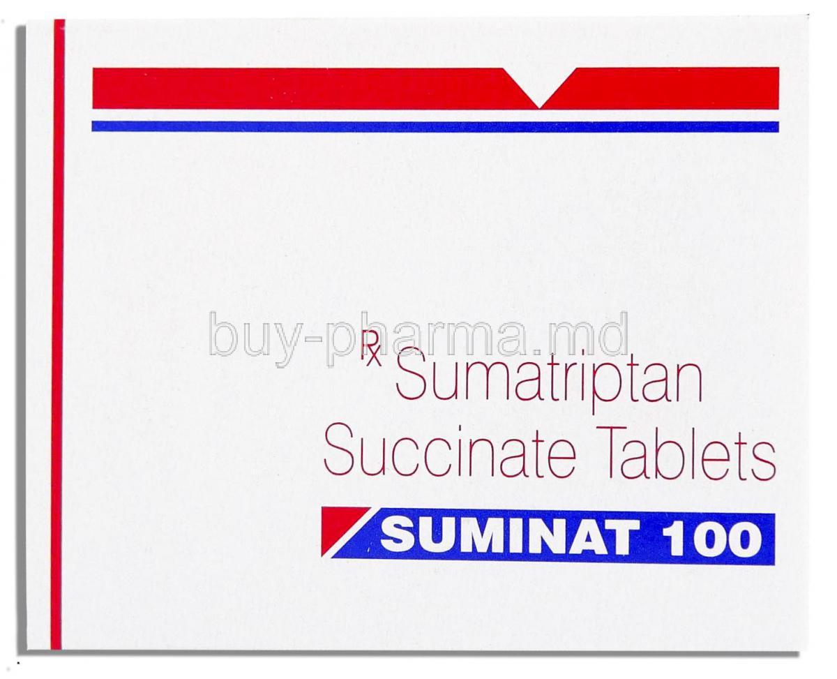 Suminat, Sumatriptan 100 Mg Tablet  (Sun Pharma)