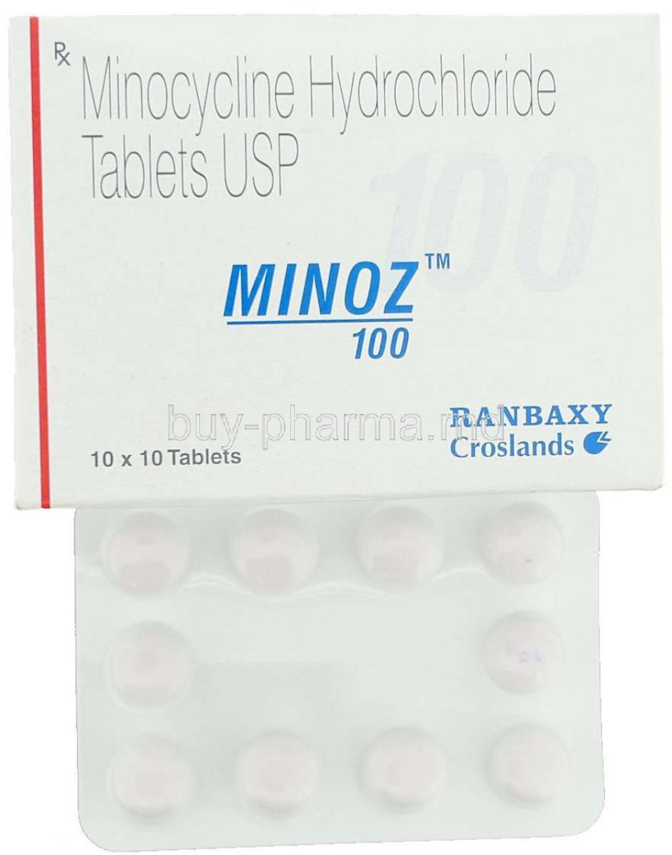 Minoz, Generic  Minocin ,  Minocycline Hcl 100 Mg
