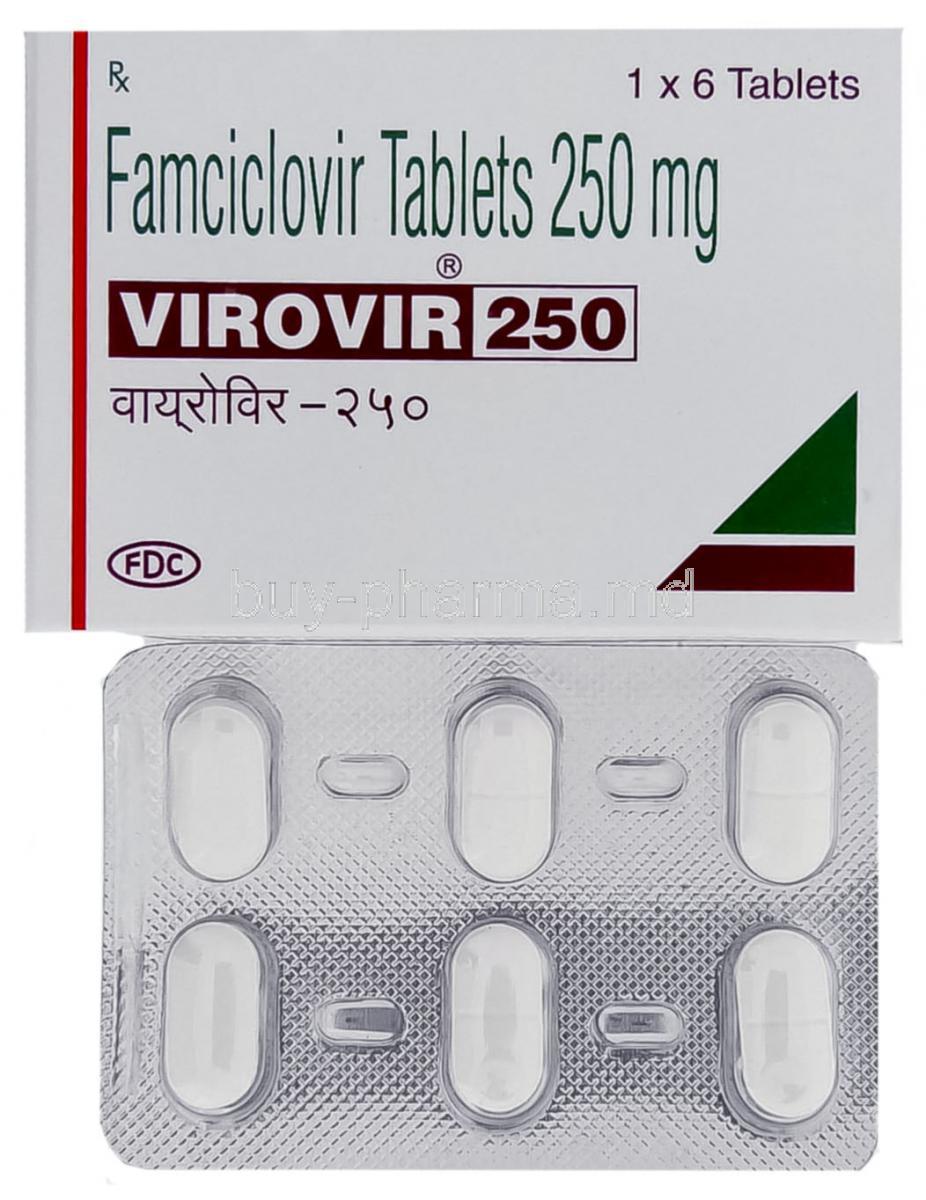 what is the medication famciclovir used for