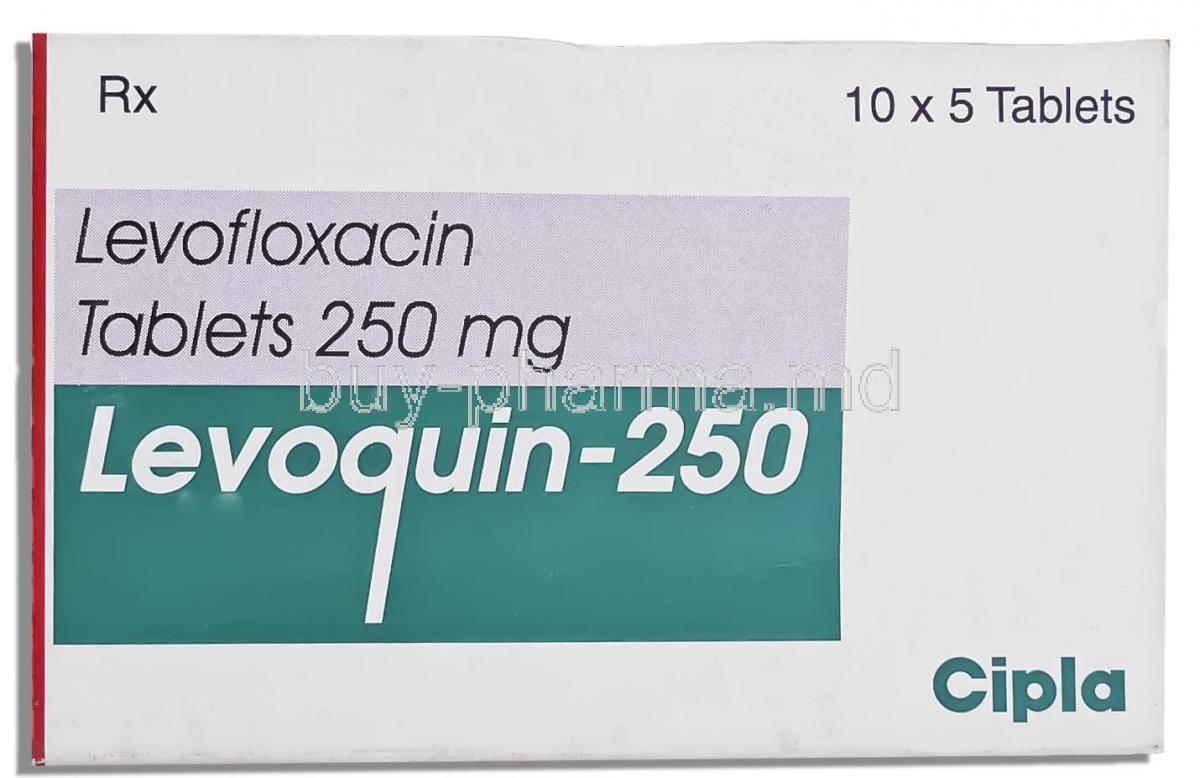 Levoquin, Levofloxacin 250 Mg Tablet (Zydus Cadila)