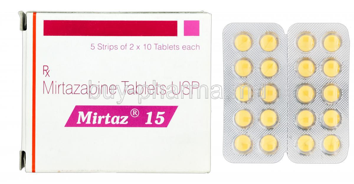 what type of depression is mirtazapine used for