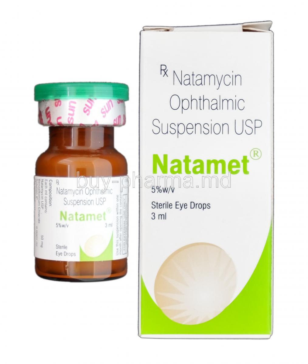 Natamet, Generic Natacyn , Natamycin 5% 3ml Eye Drops