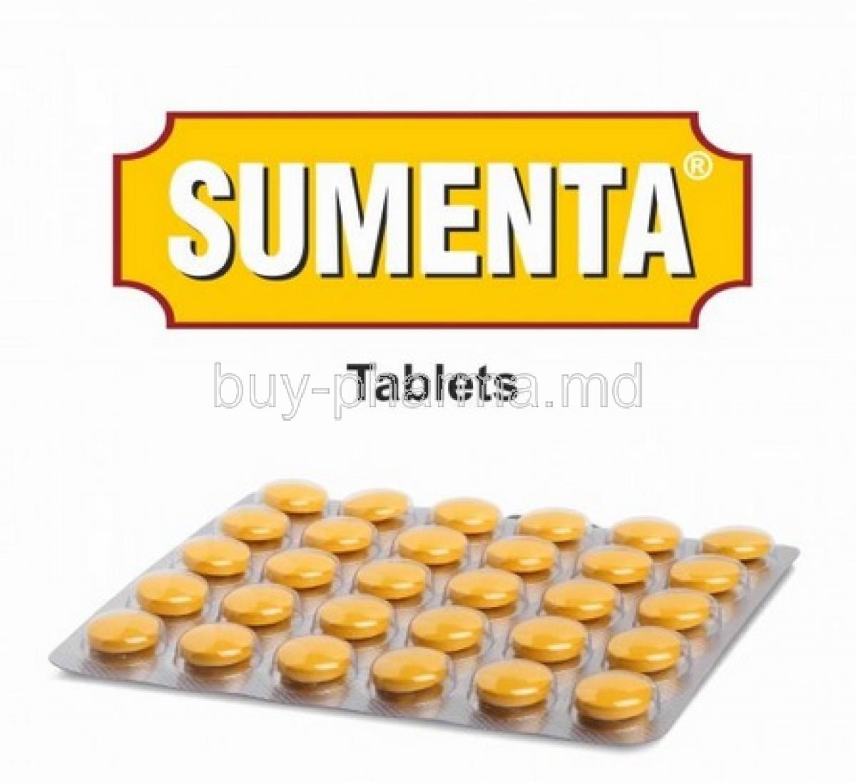 Sumenta box and tablets