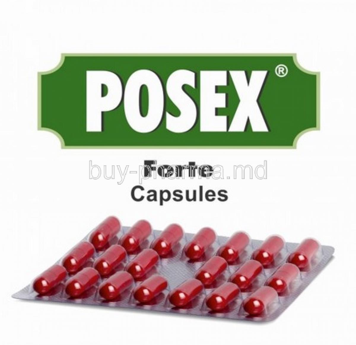 Posex Forte box and capsules