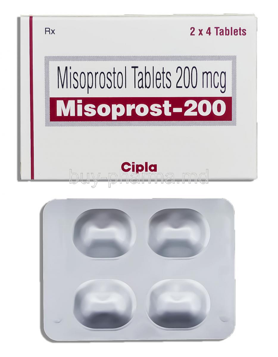 Misoprost, Misoprostol 200 mcg