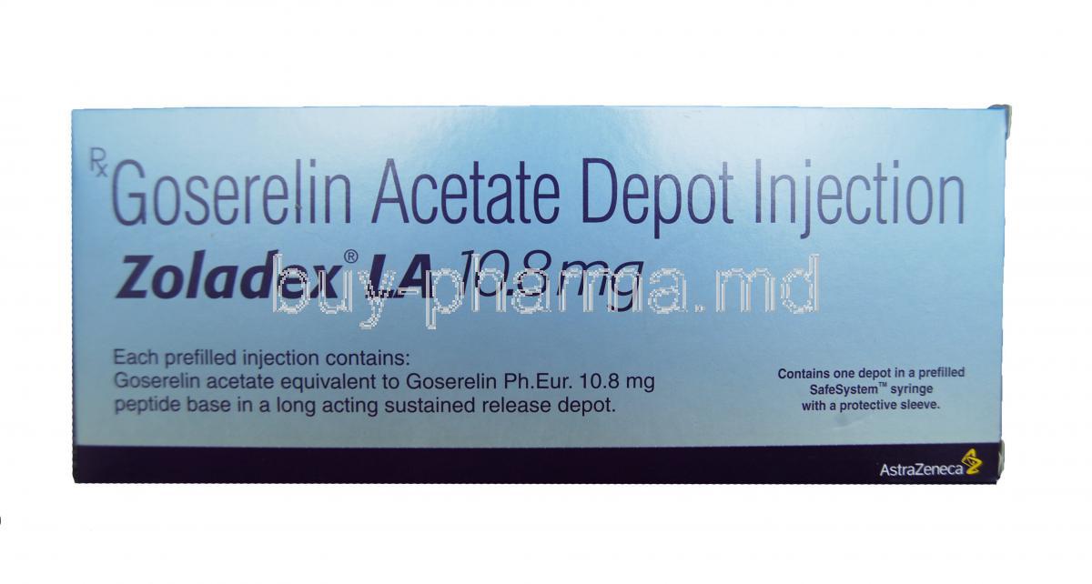 Zoladex LA, Goserelin Acetate Depot Injection 10.8mg Box