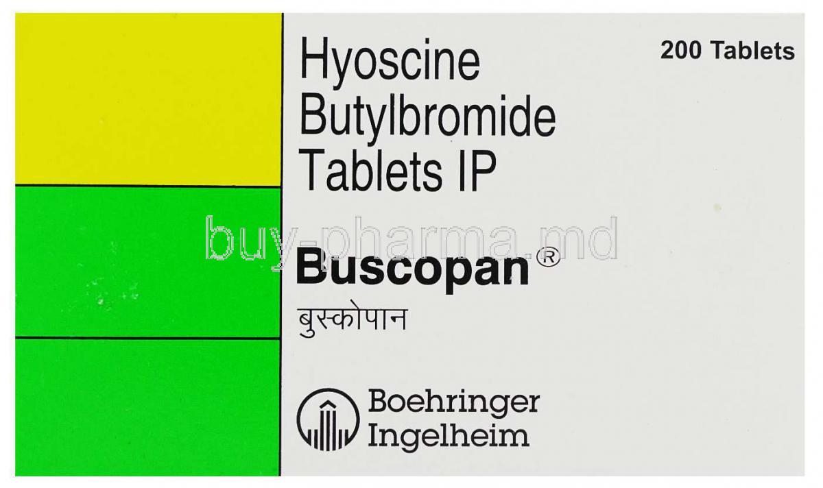 Butylbromide hyoscine