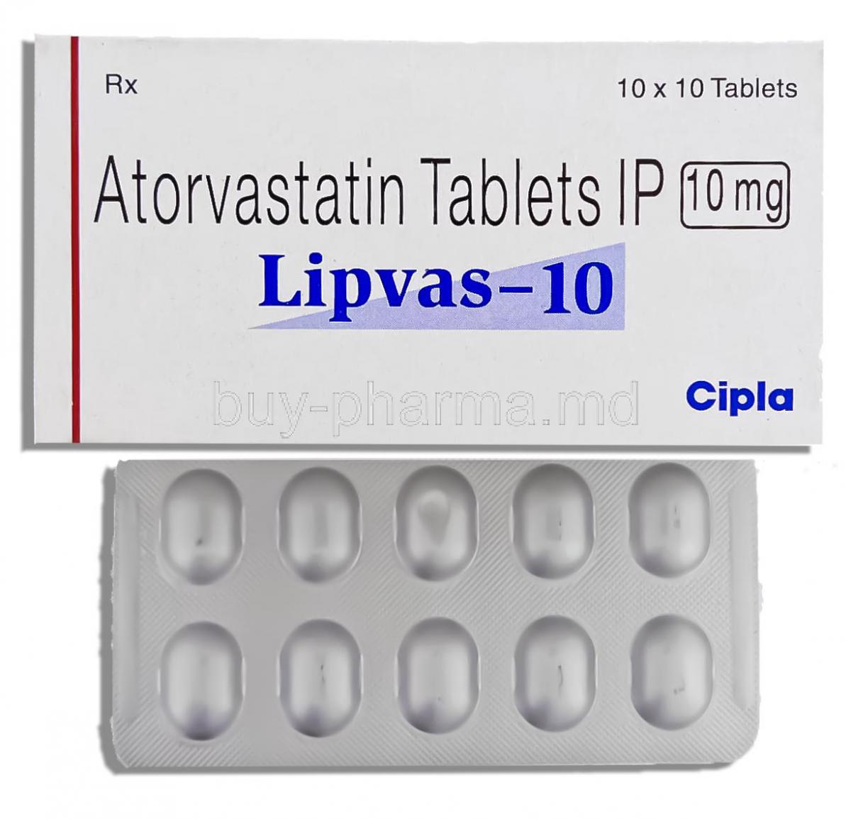 what is the generic name of atorvastatin