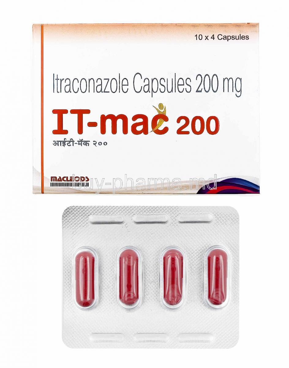 IT-mac, Itraconazole 200mg box and capsules